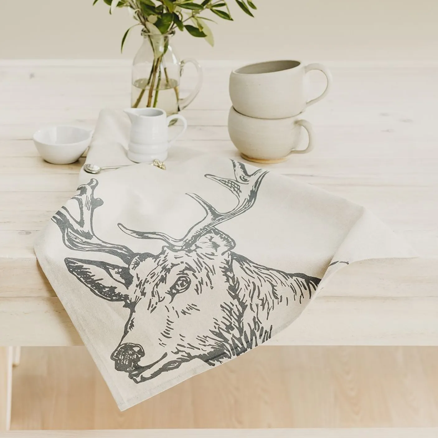 Stag Linen Tea Towel