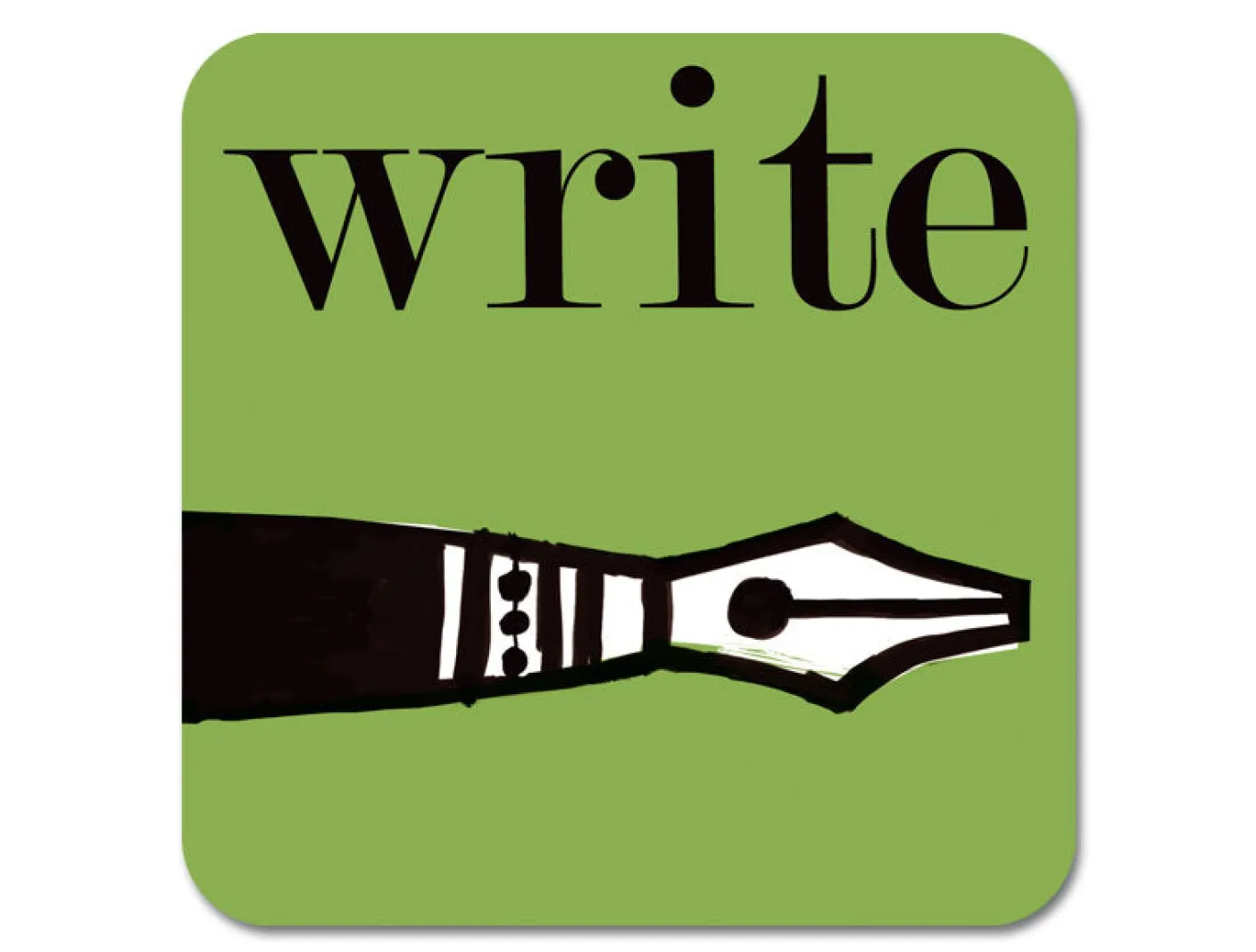 Graphic Write Coaster