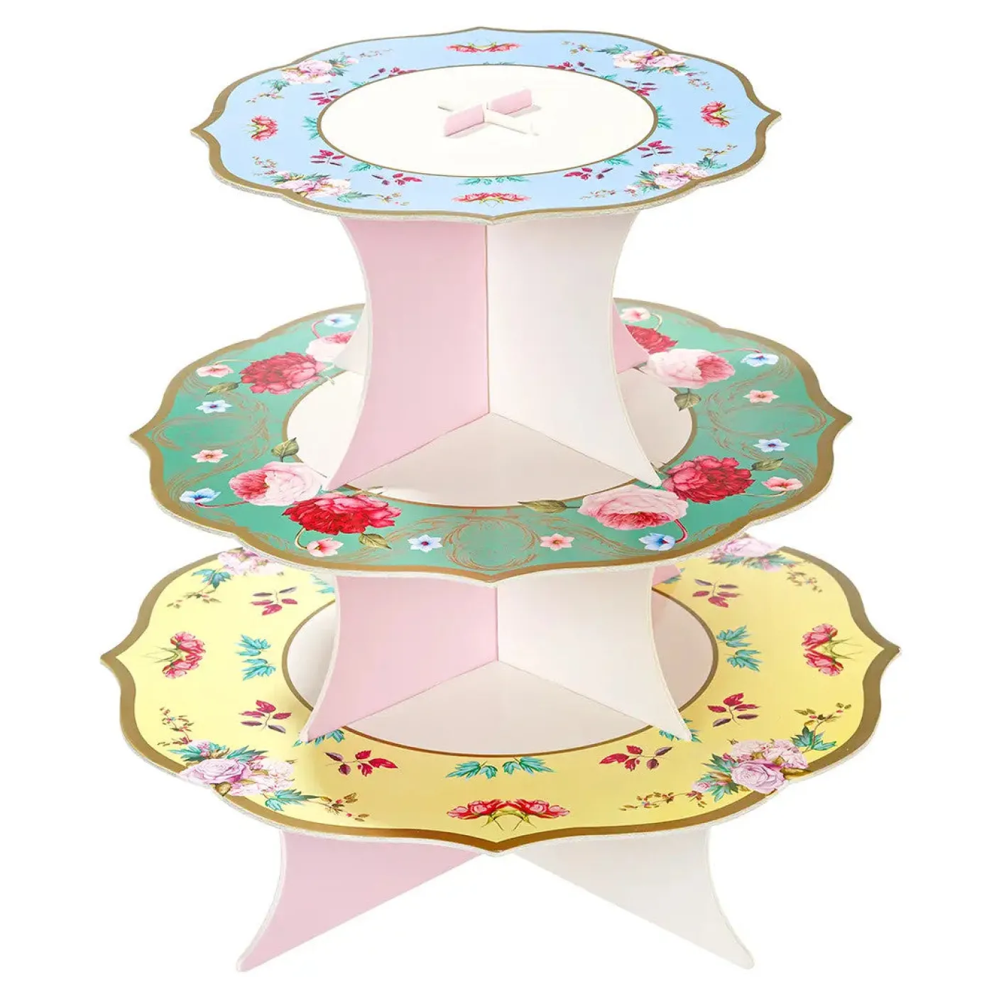 Tea Party Floral Cake Stand