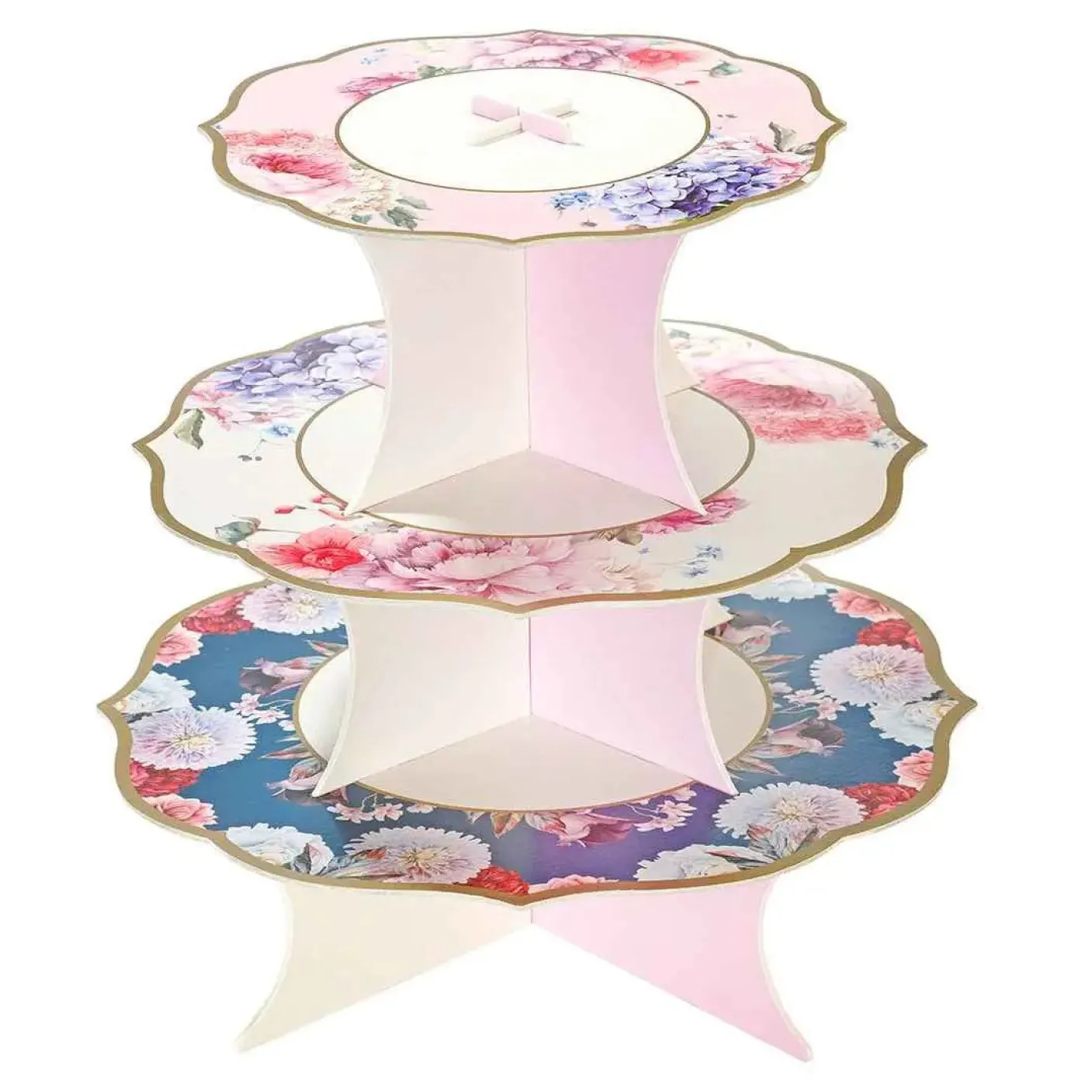 Tea Party Floral Cake Stand