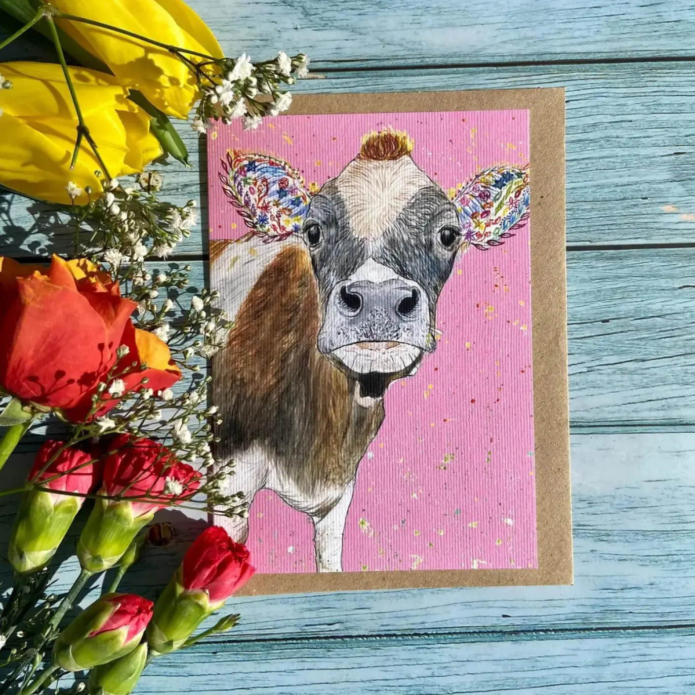 Clover Cow Eco-card