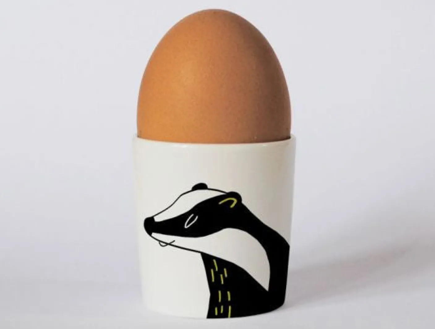 Happiness Badger Egg Cup
