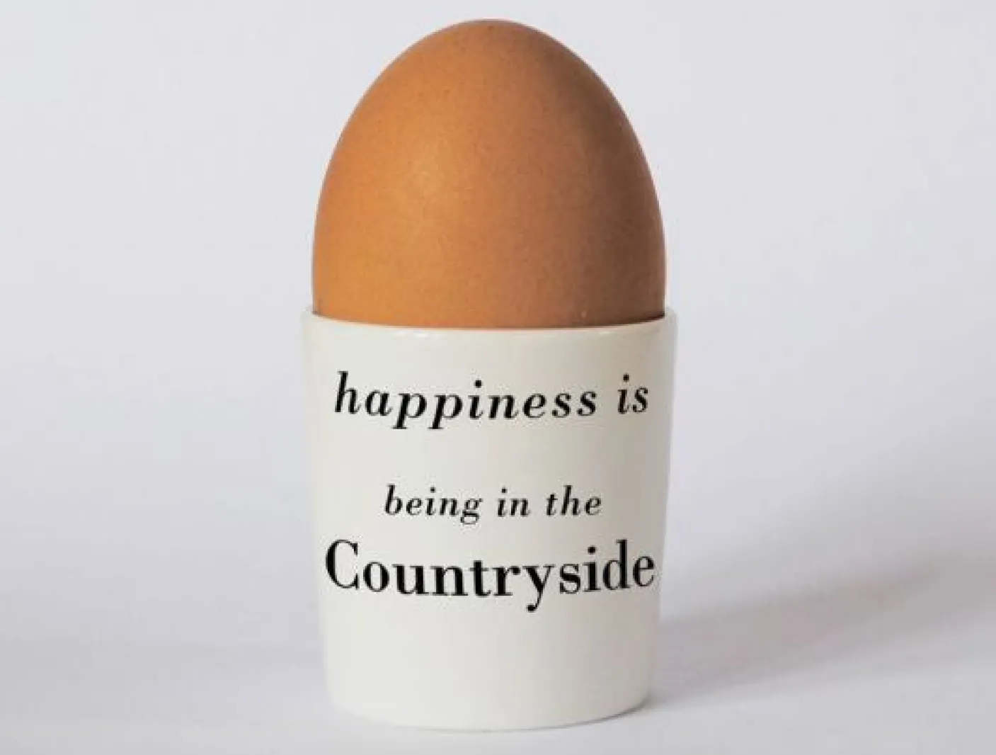 Happiness Badger Egg Cup