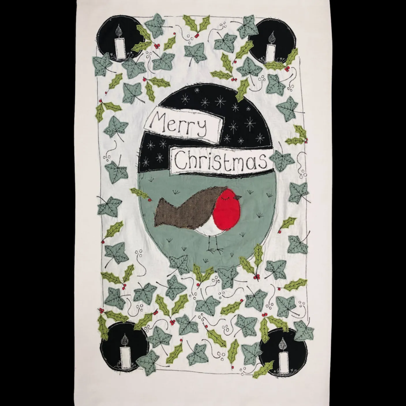 Poppy Treffry Christmas Tea Towel