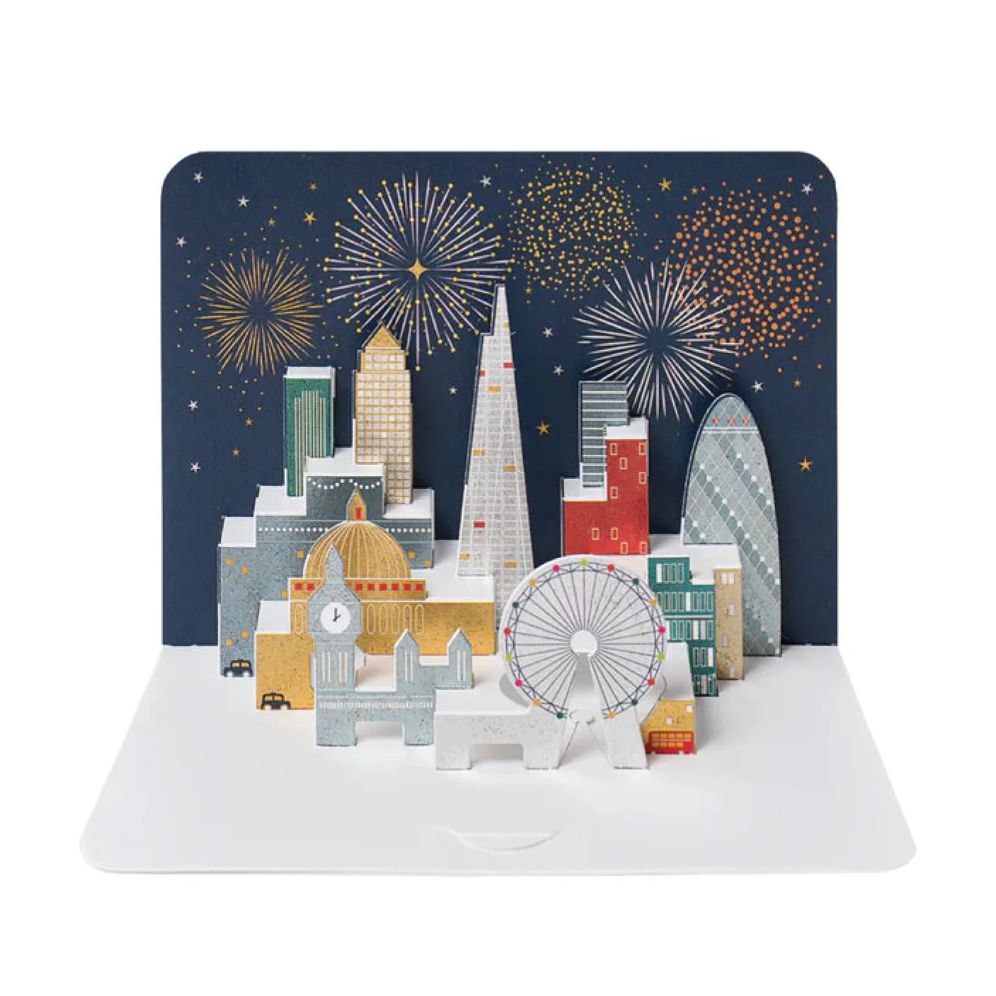 London Skyline Pop Out Greeting Card