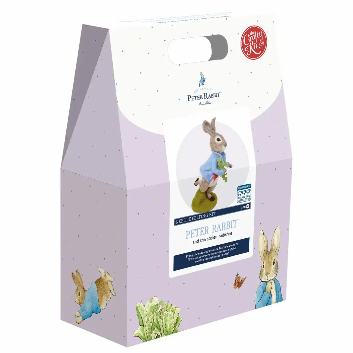 Peter Rabbit and the Stolen Radishes Needle Felting Craft Kit