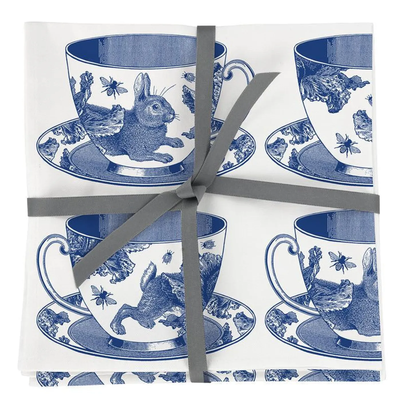 Teacup Set of 4 Napkins