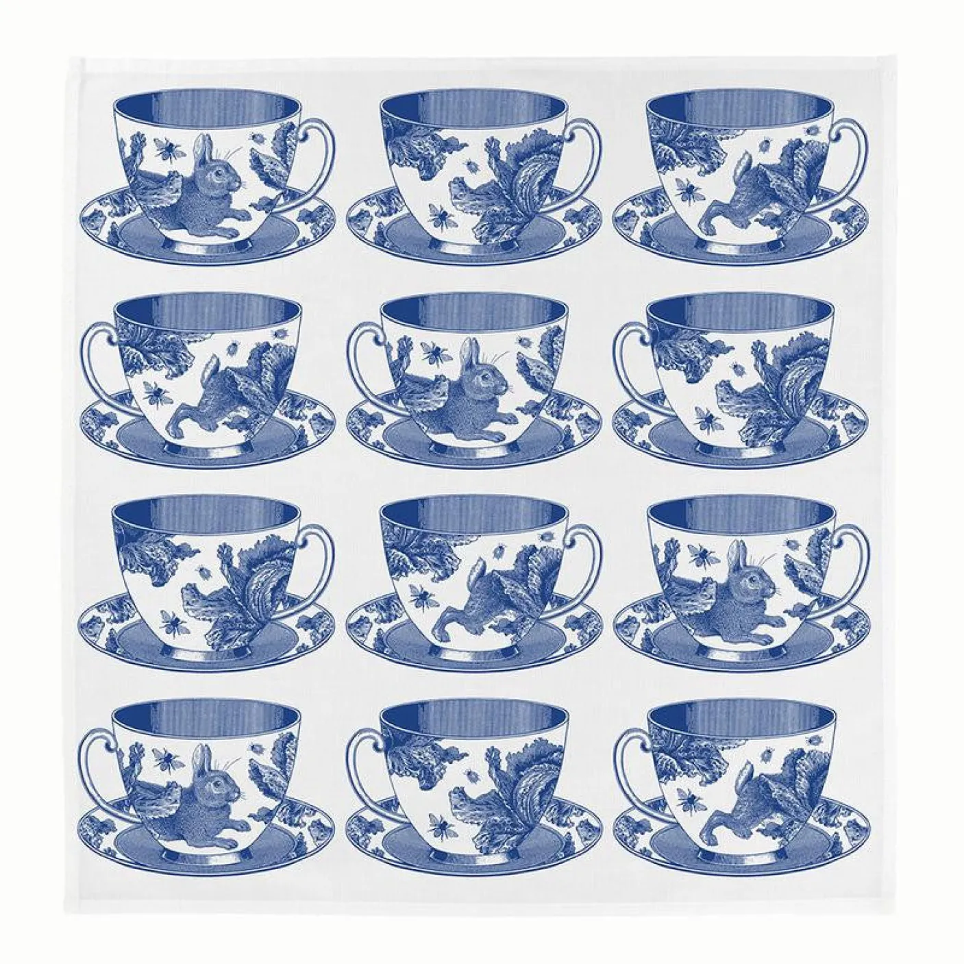 Teacup Set of 4 Napkins
