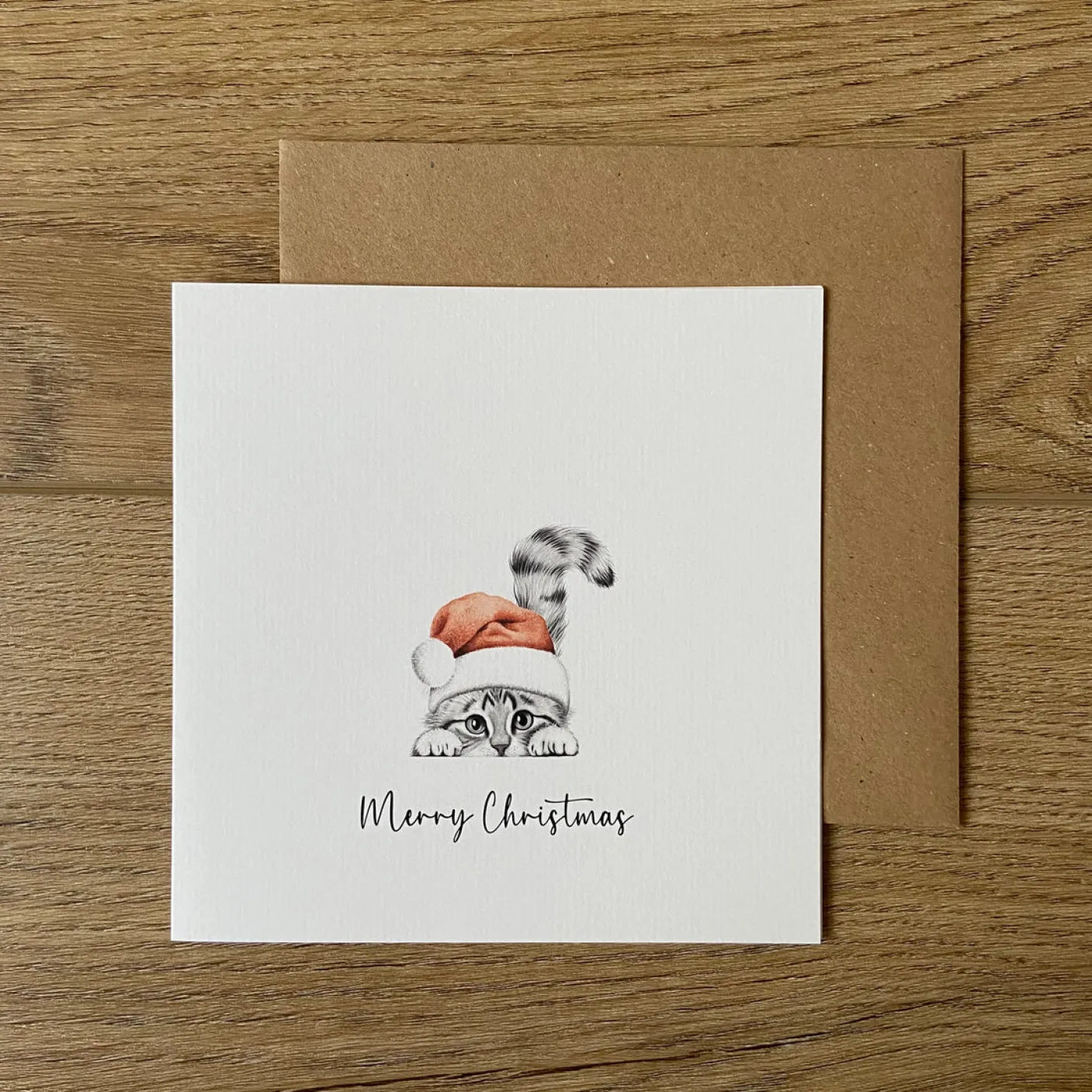 Chester Cat Christmas Greetings Card
