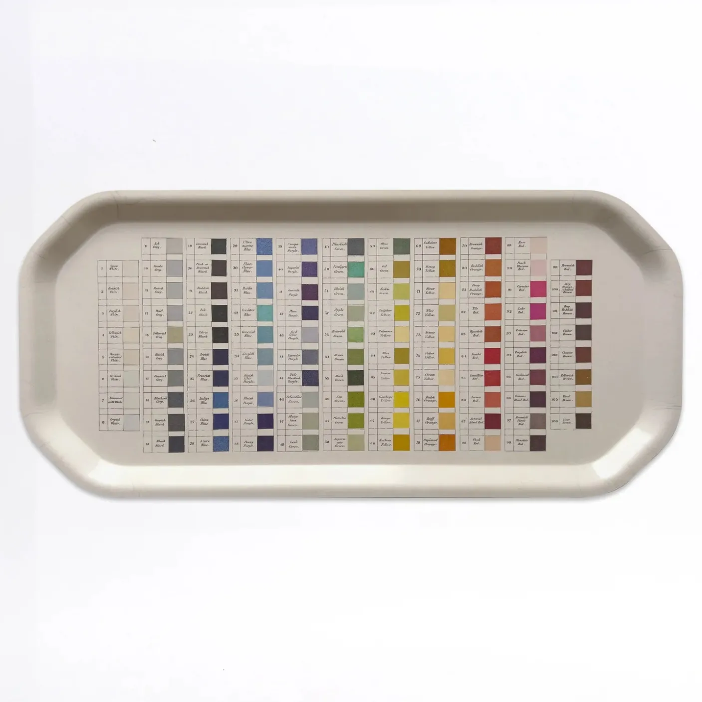 Werner’s Nomenclature of Colors Birchwood Tray