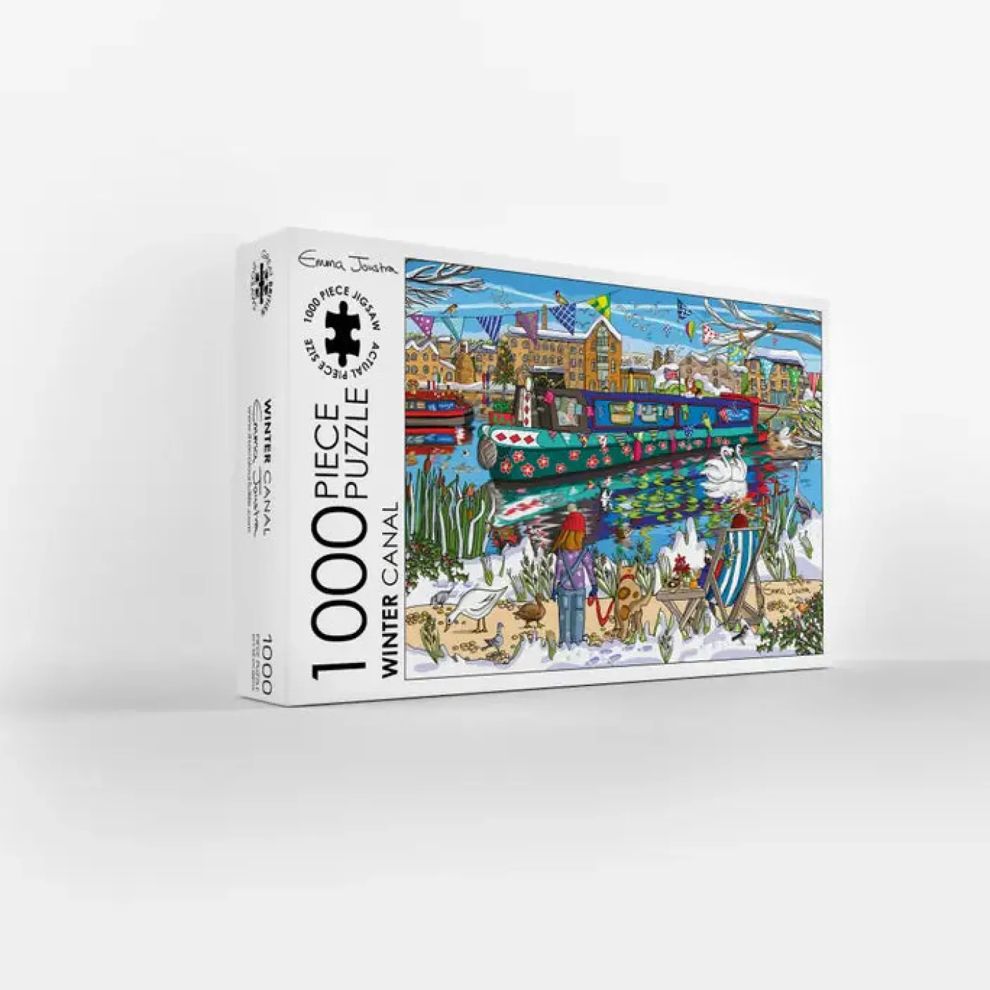 Winter Canal 1000 Piece Jigsaw Puzzle