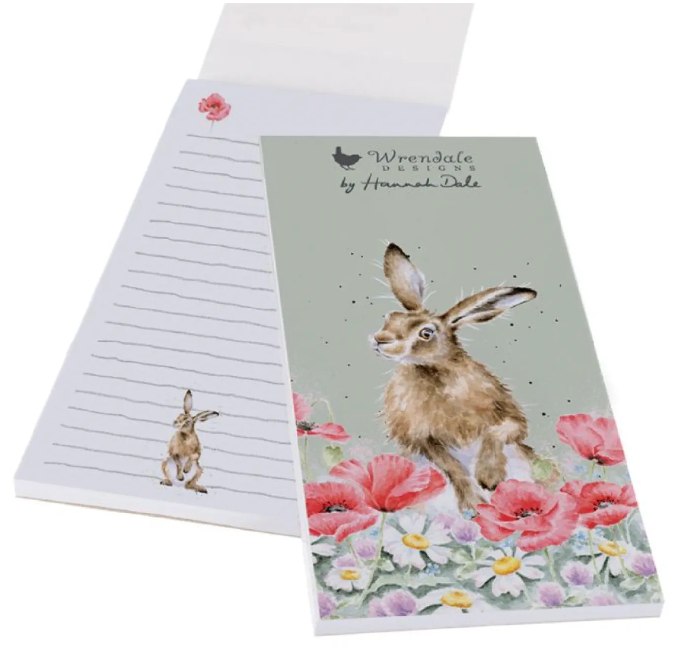 'Field of Flowers' Hare Shopping List Pad