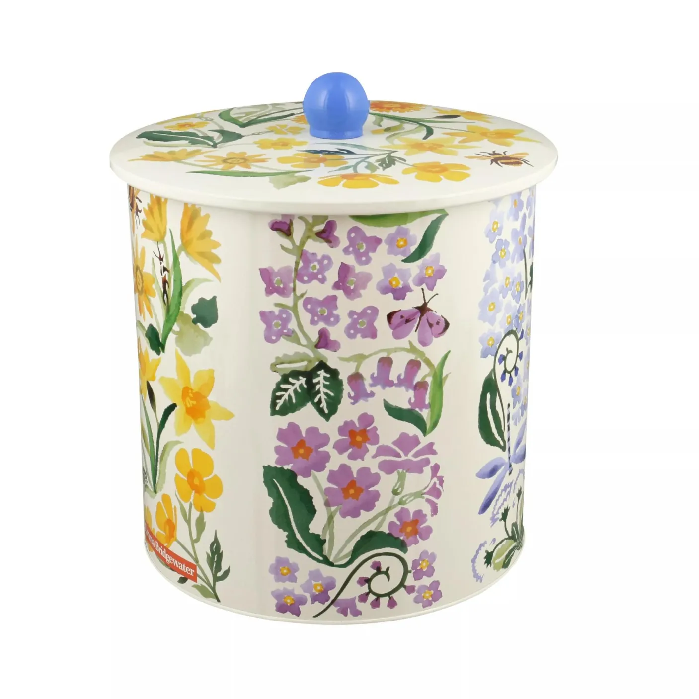 Wild Flowers Biscuit Barrel