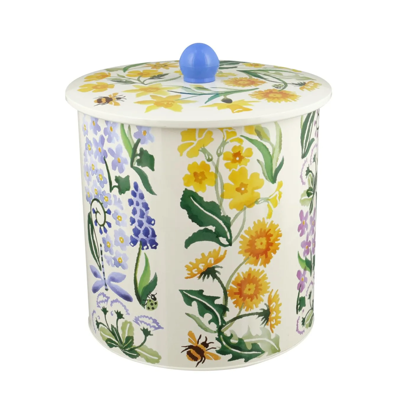 Wild Flowers Biscuit Barrel