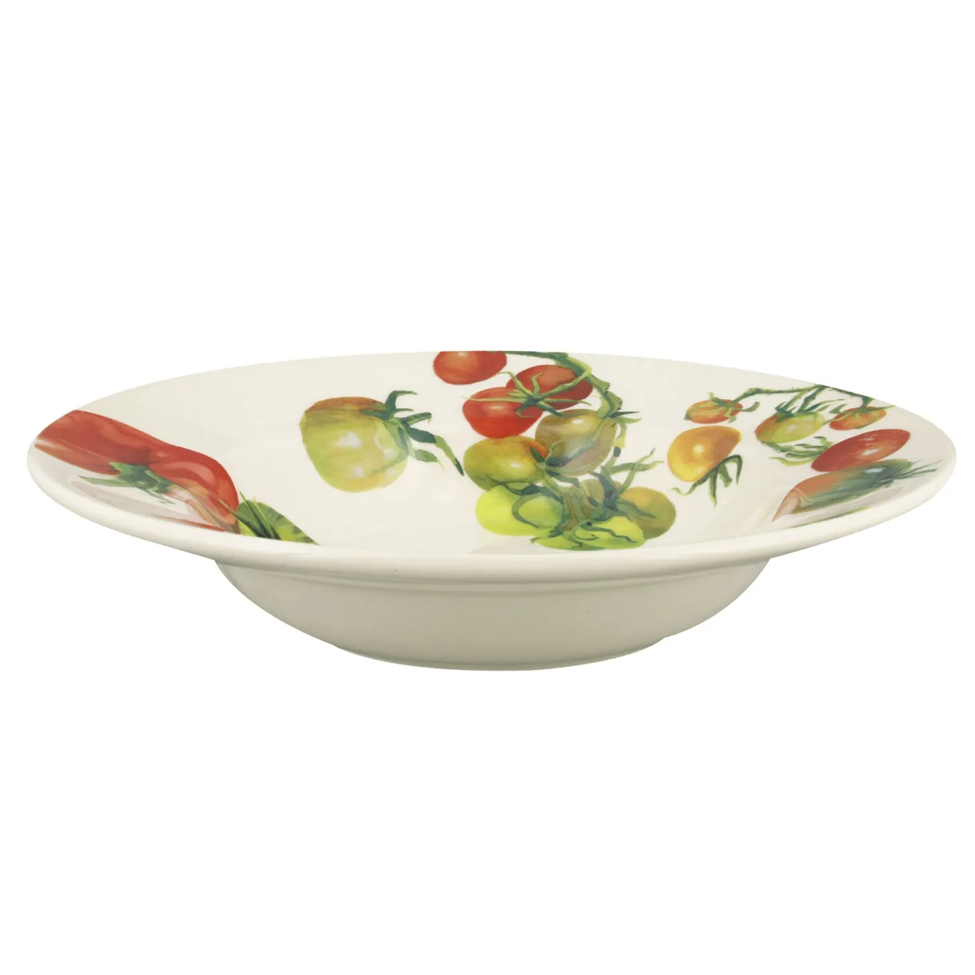 Vegetable Garden Tomatoes Soup Plate
