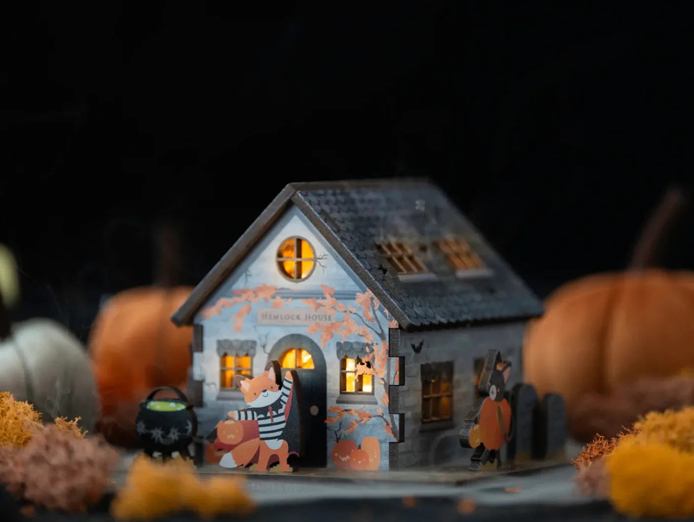 Pop Out and Build Haunted Halloween House