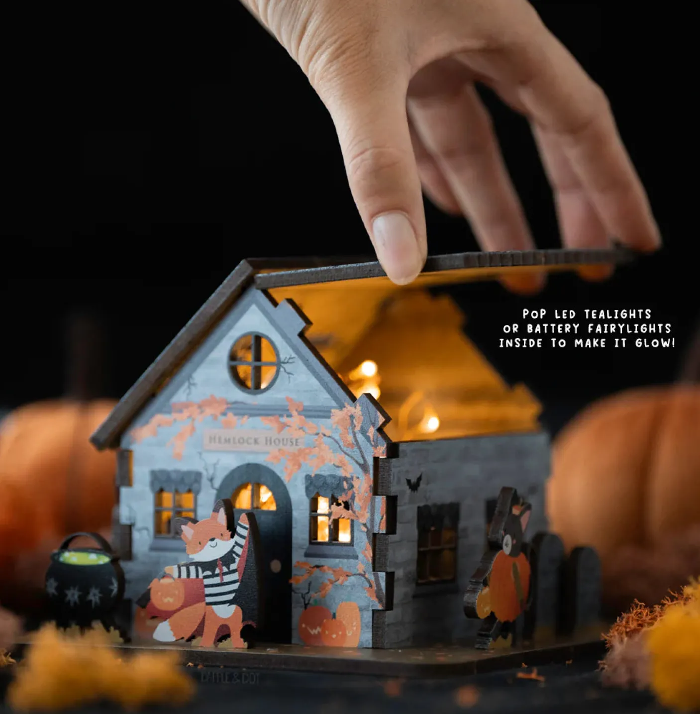 Pop Out and Build Haunted Halloween House