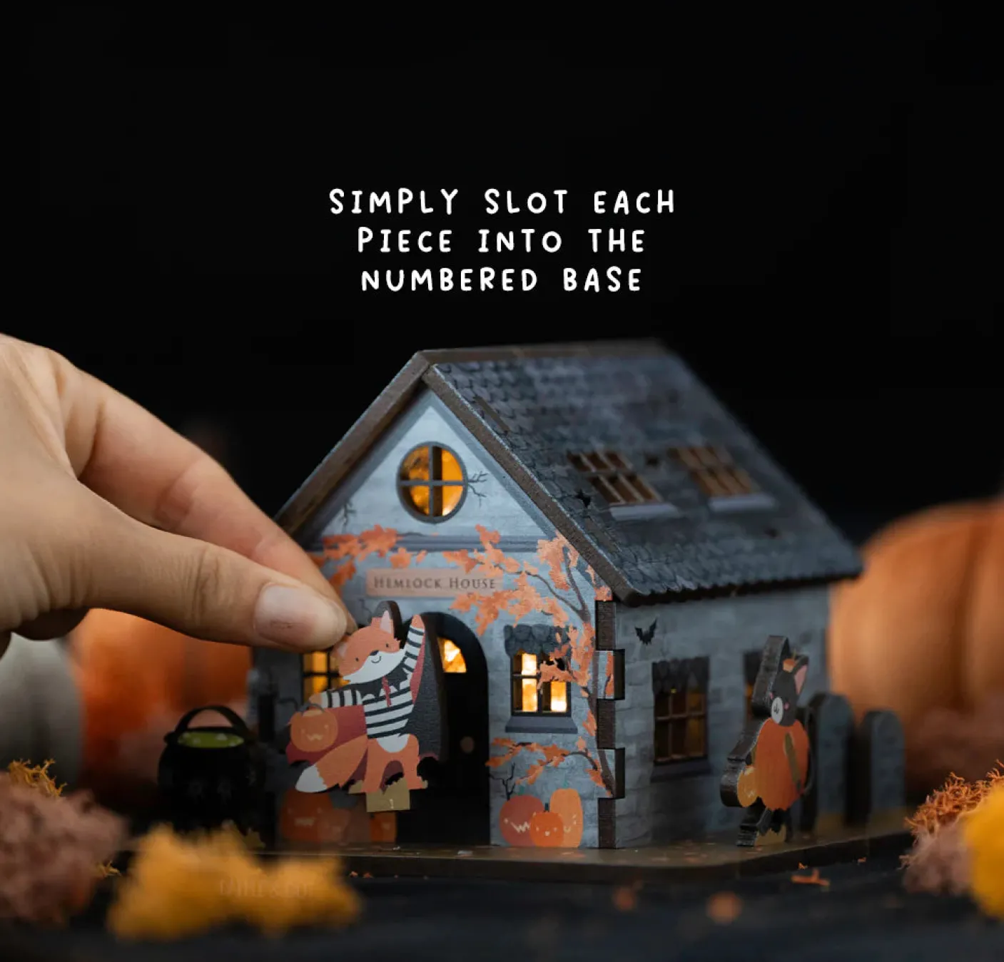 Pop Out and Build Haunted Halloween House