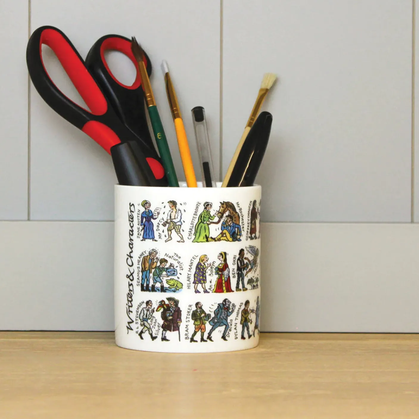 Writers & Characters Bone China Pen Pot
