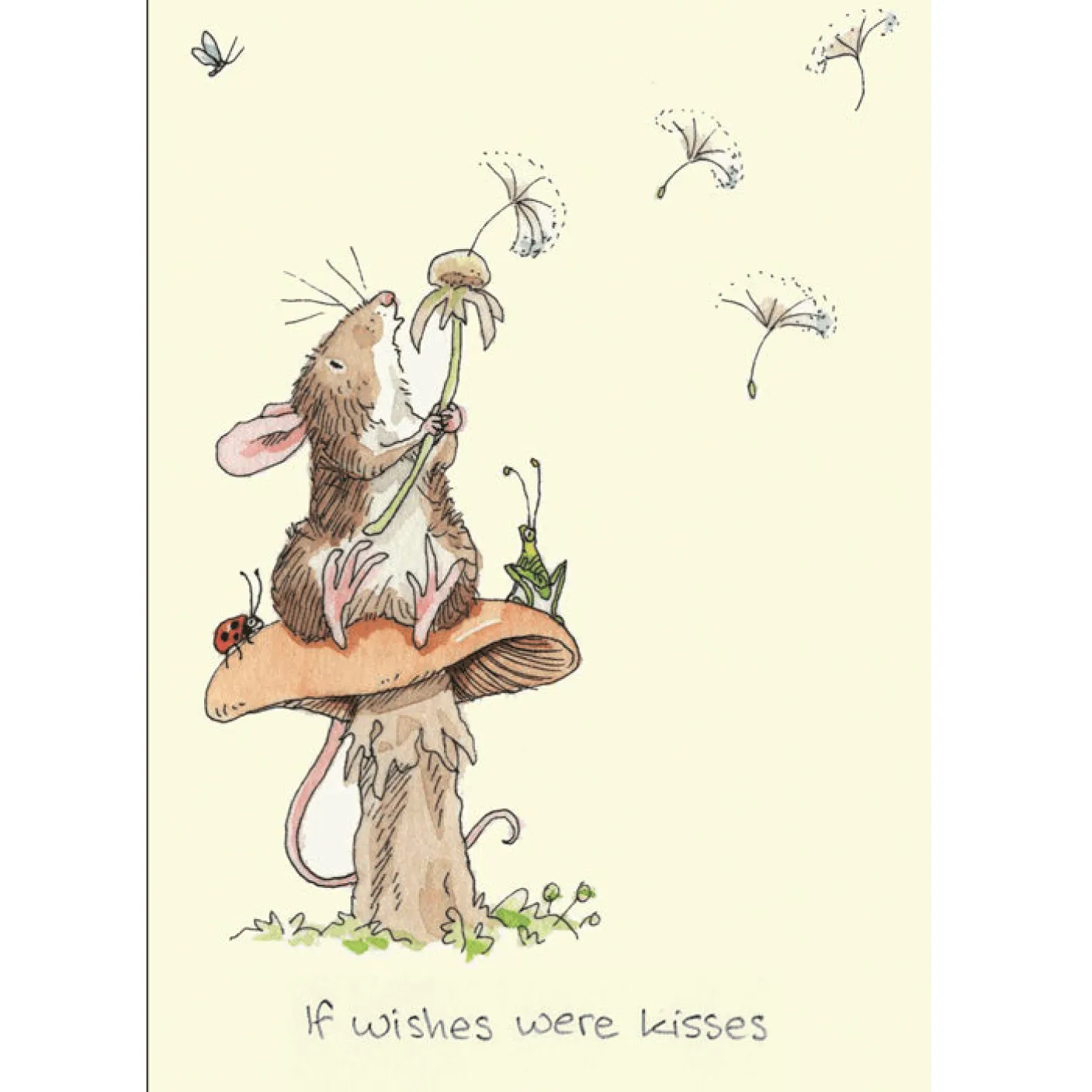 If Wishes Were Kisses Greetings Card