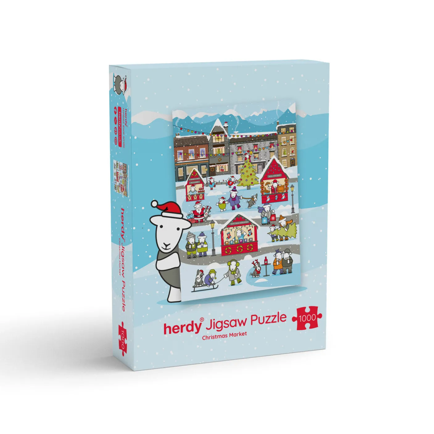 Herdy Limited Edition Christmas Jigsaw Puzzle - 1000 Piece Puzzle