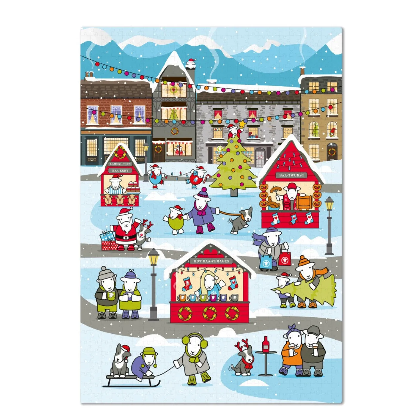 Herdy Limited Edition Christmas Jigsaw Puzzle - 1000 Piece Puzzle