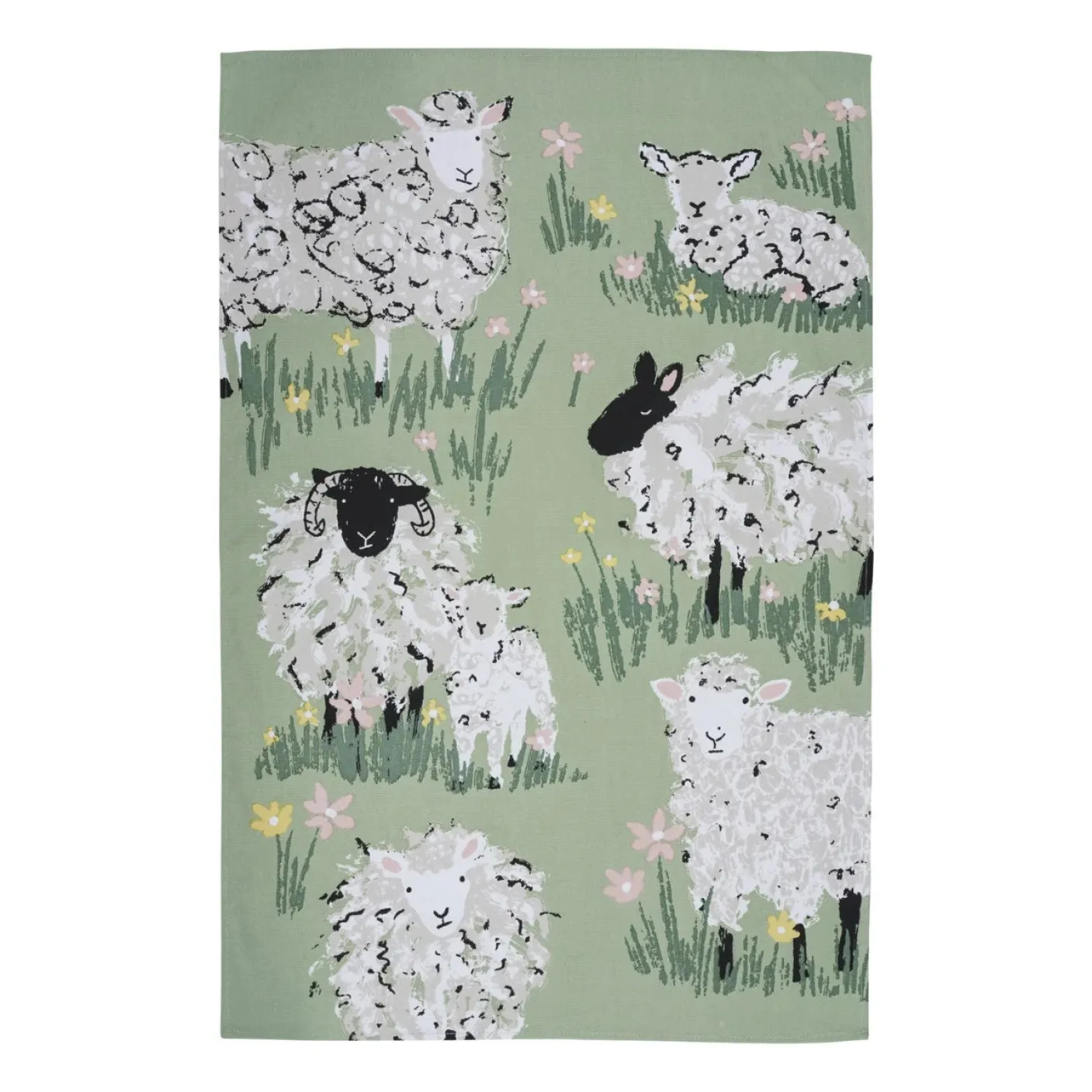 Woolly Sheep Tea Towel