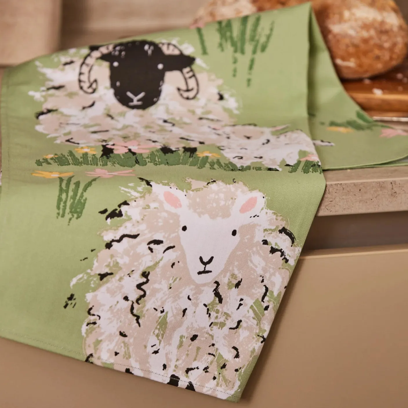 Woolly Sheep Tea Towel