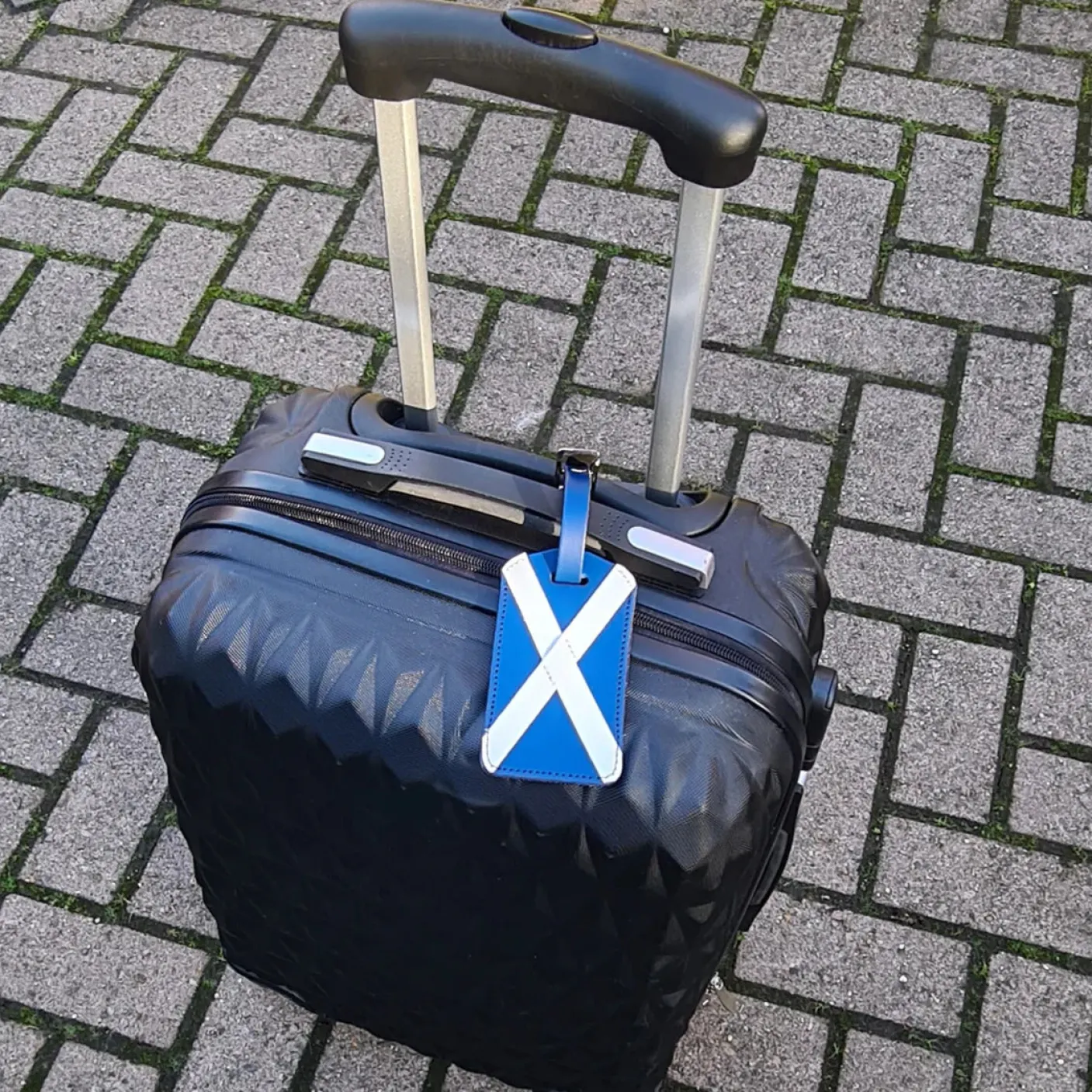 Zatchels Scotland Leather Luggage Tag