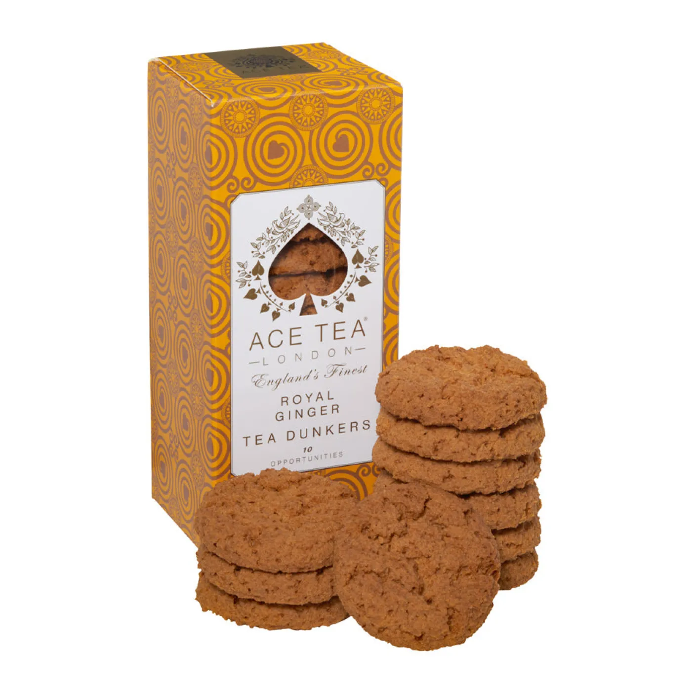 Royal Ginger Tea Dunkers by Ace Tea of London 150 g
