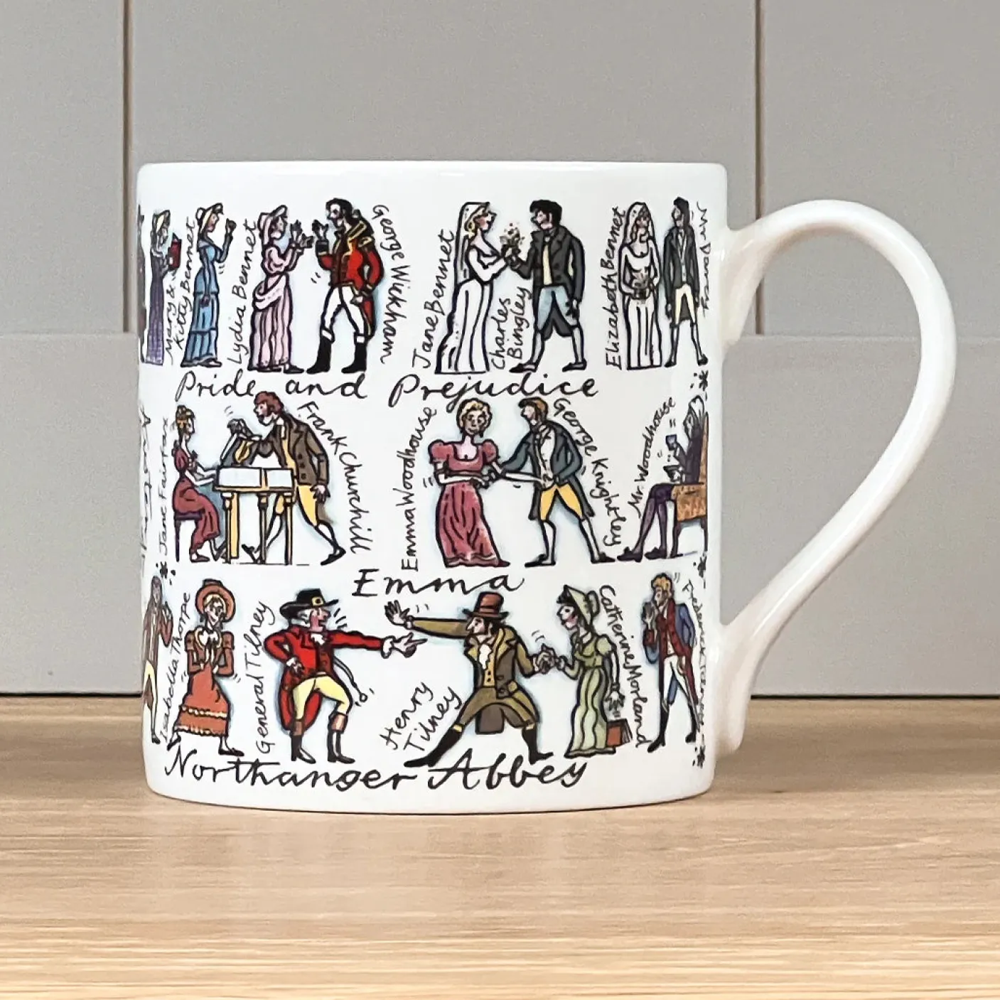 Jane Austen Bone China Mug