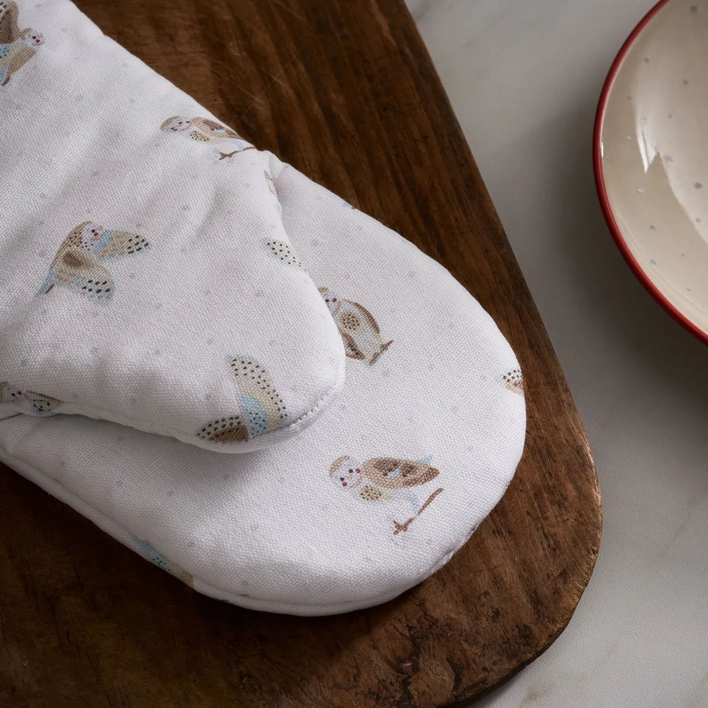 Snowy Owls Oven Mitt