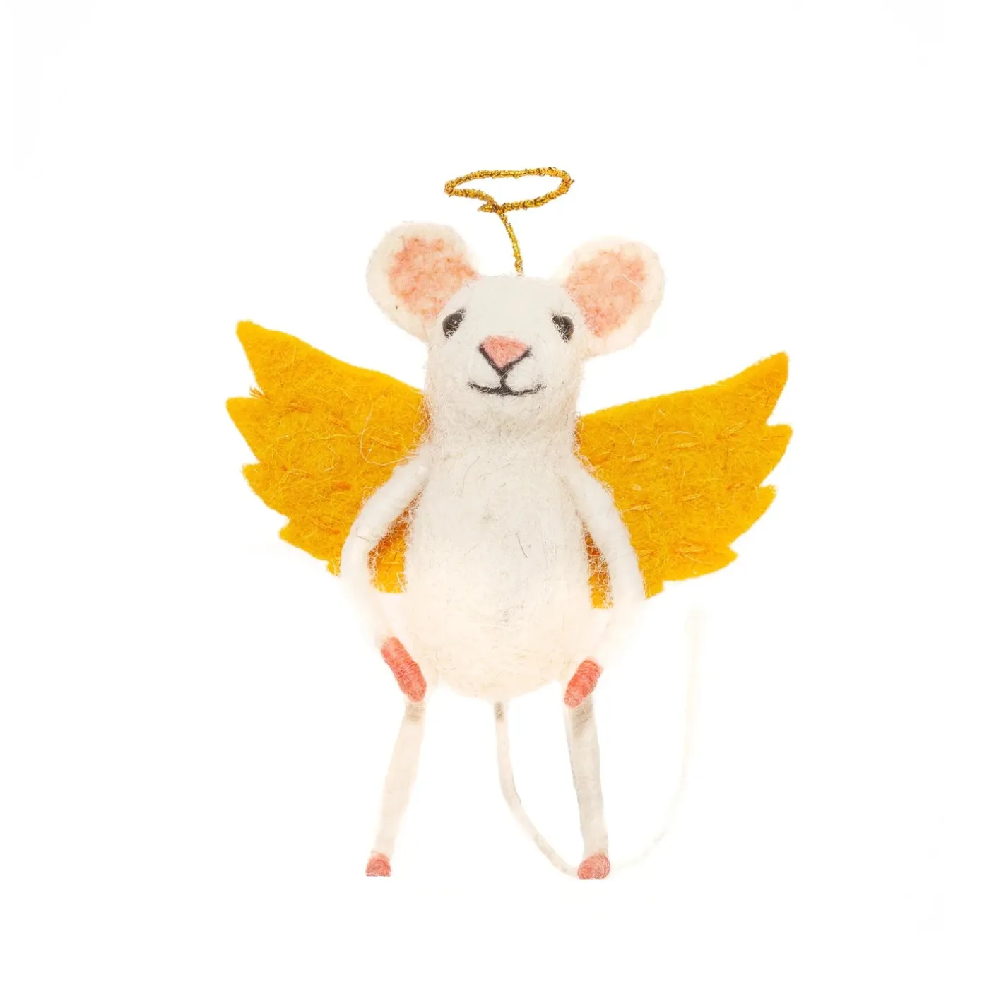 Angel Gabriel Mouse Felt Decoration
