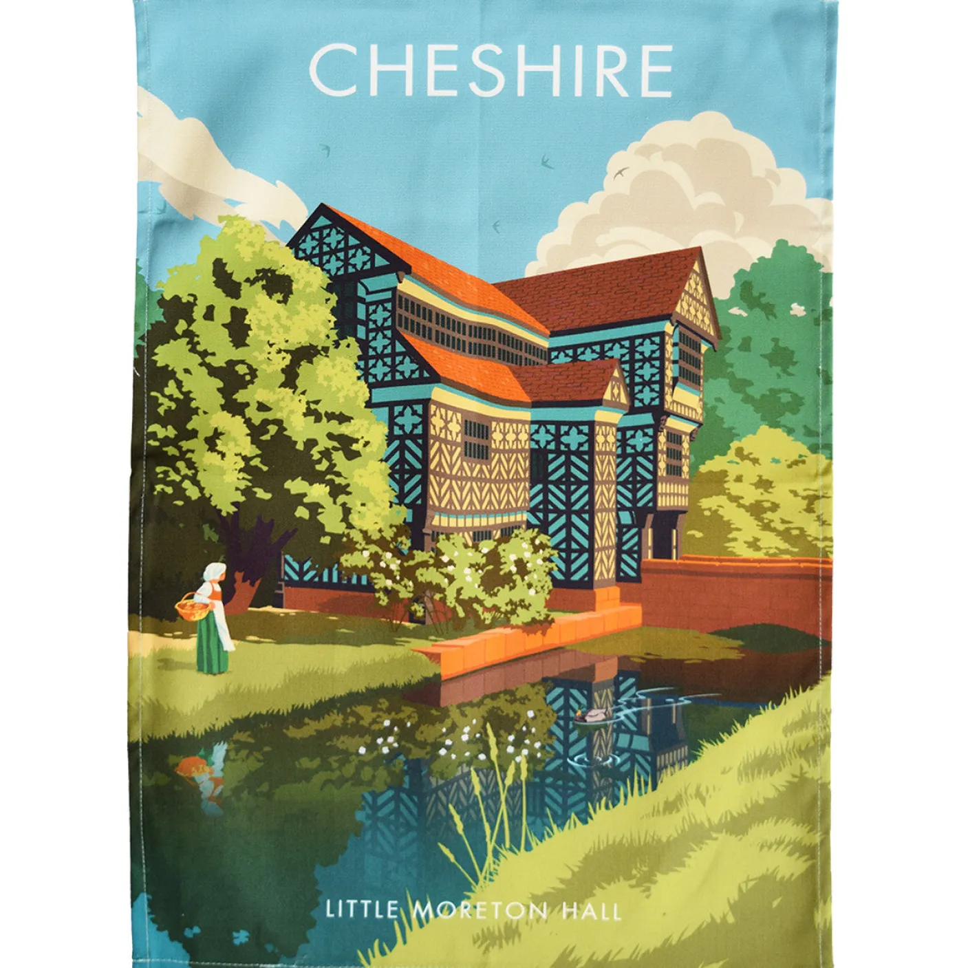 Little Moreton Hall - Cheshire Tea Towel