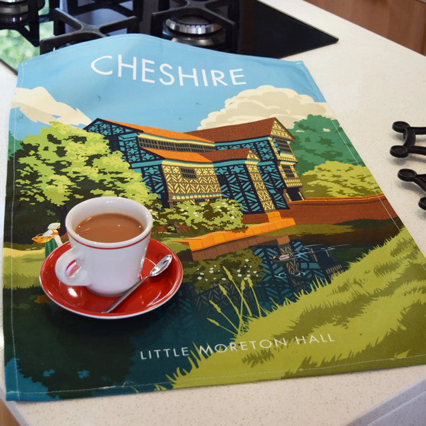 Little Moreton Hall - Cheshire Tea Towel