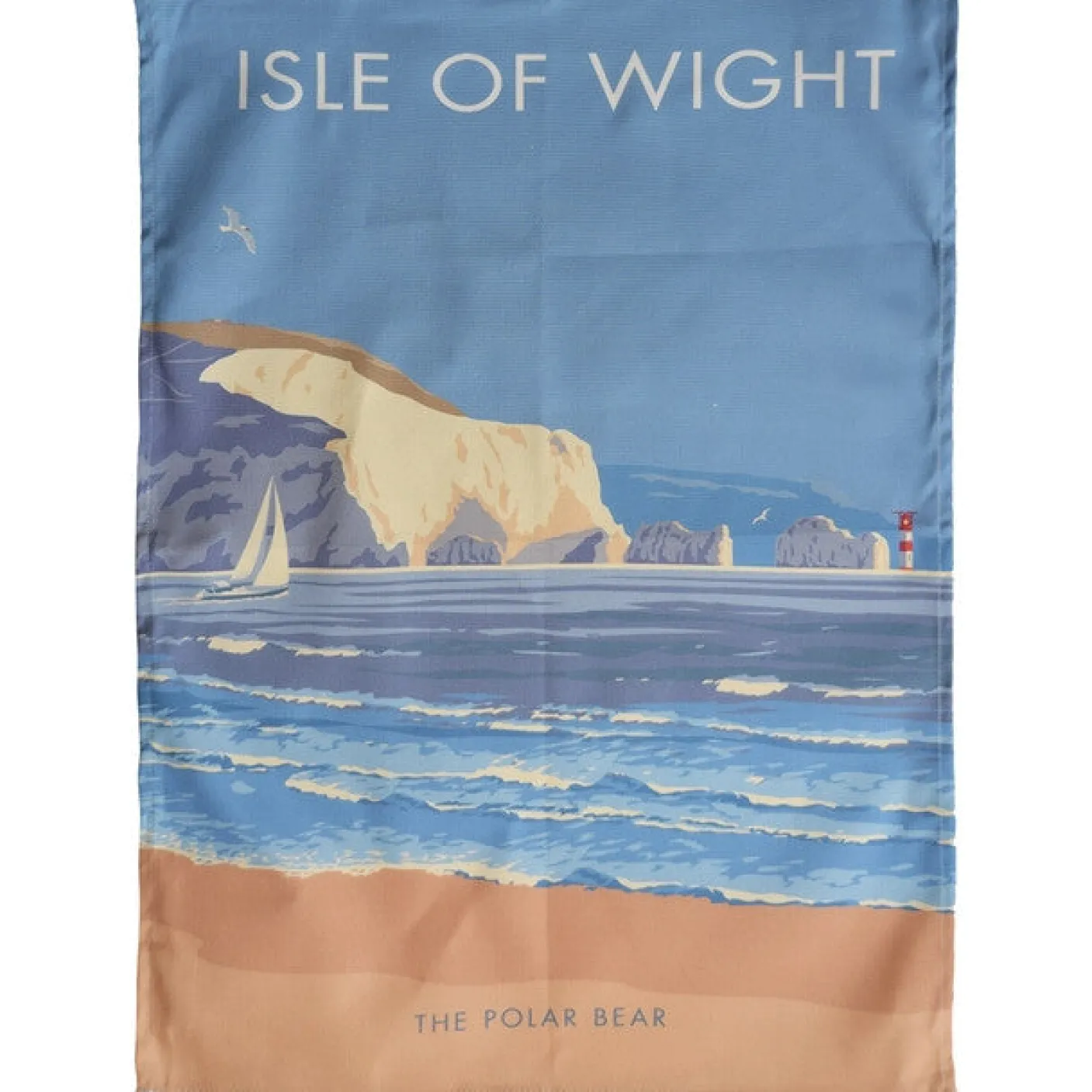 Isle of Wight - The Polar Bear Tea Towel