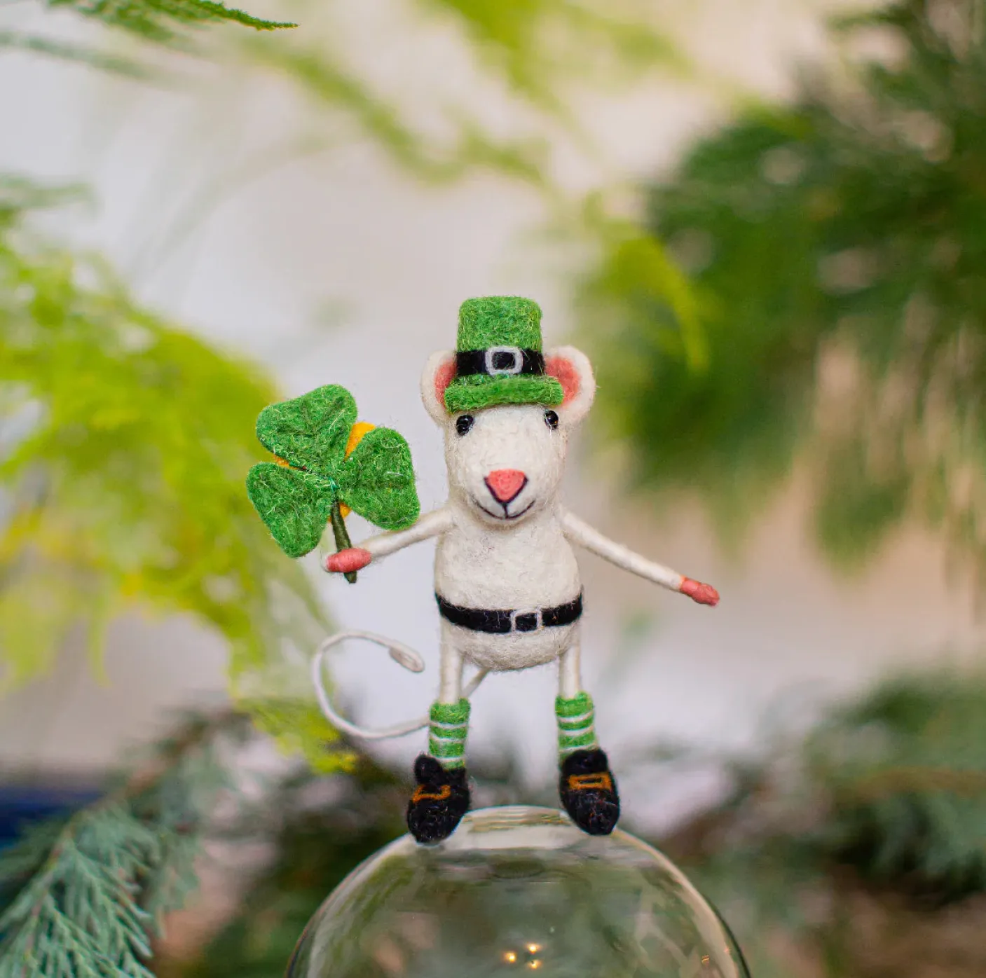 St. Patrick's Day Felt Mouse