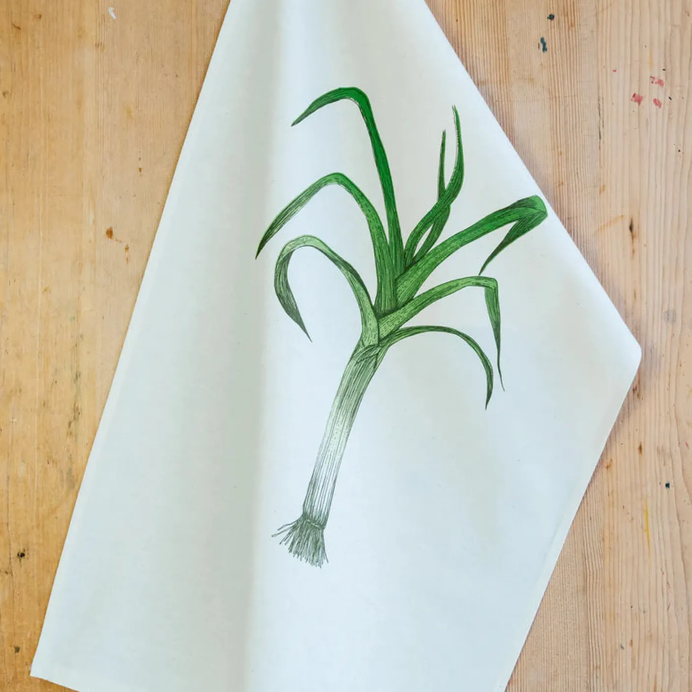 Leek Tea Towel