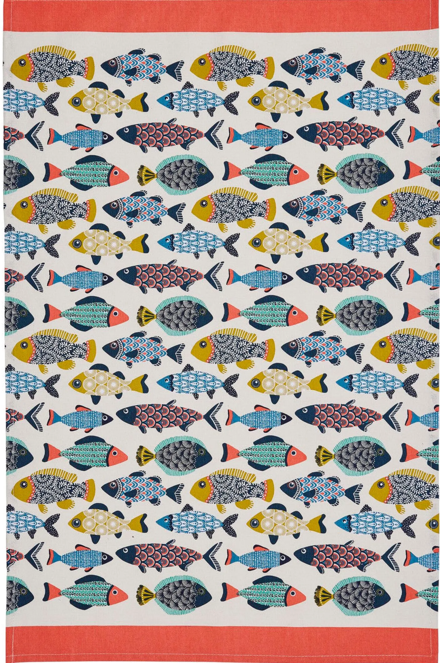 Aquarium Cotton Tea Towel