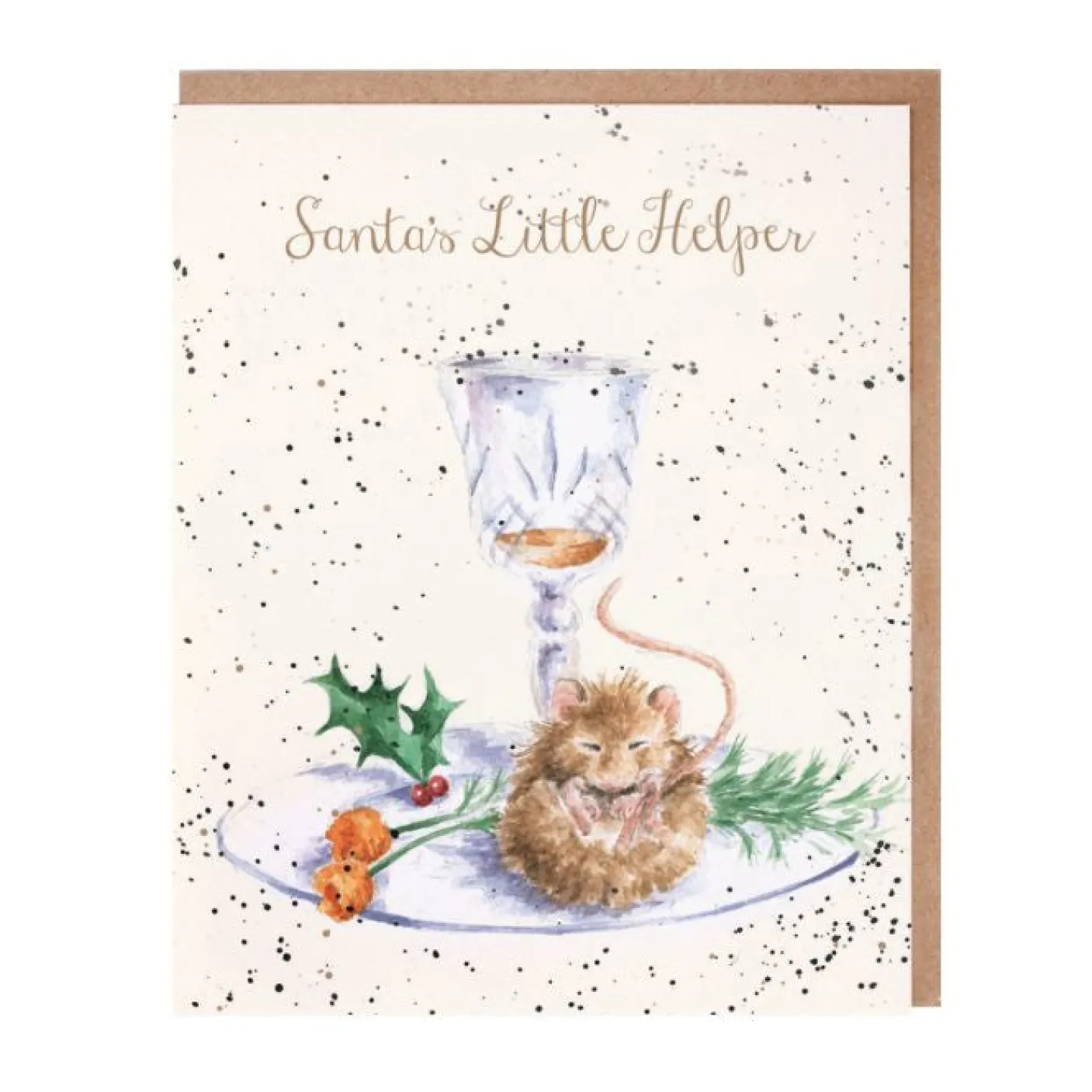 'Santa's Little Helper' Christmas Greetings Card