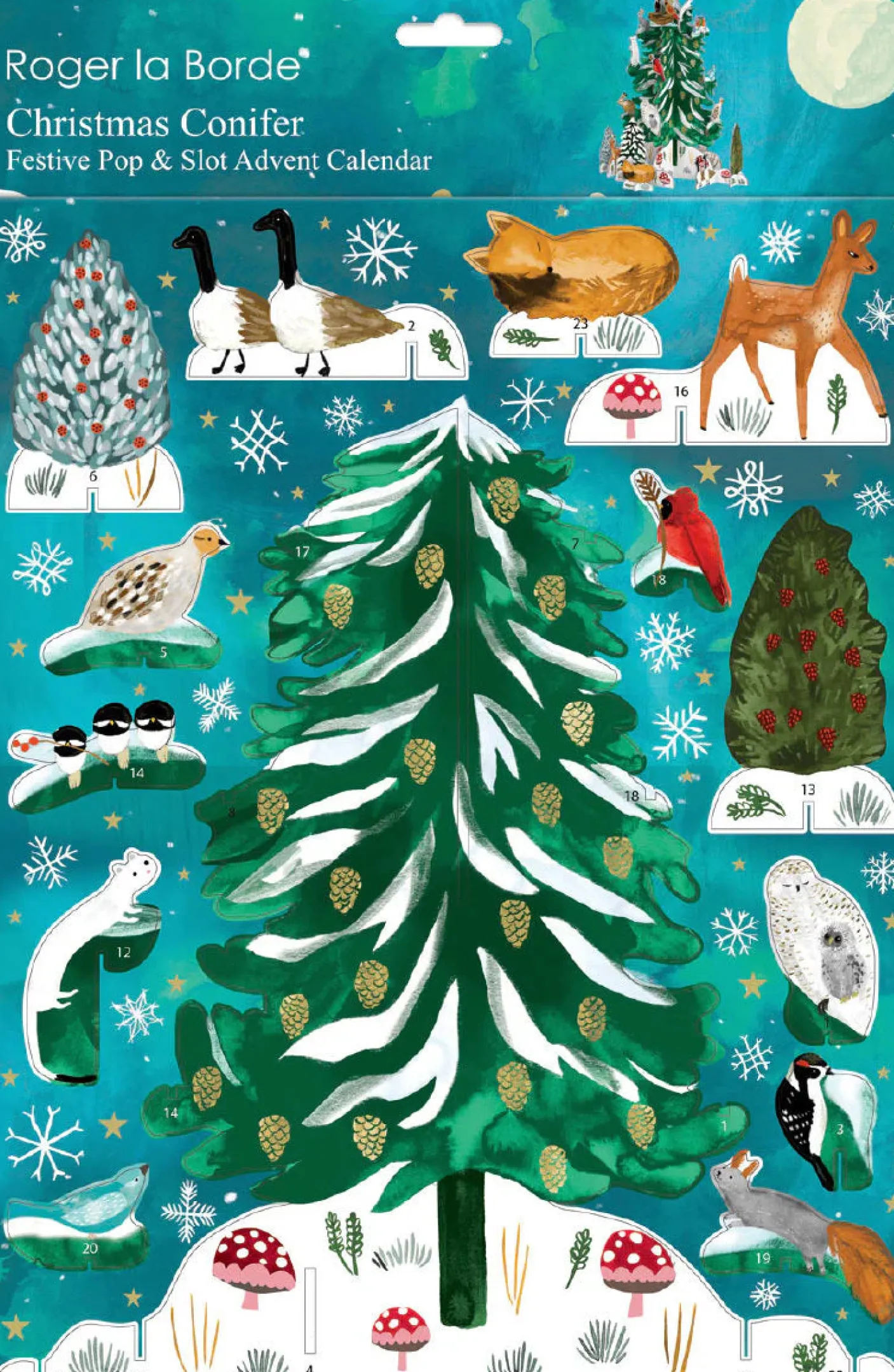 Christmas Conifer Pop and Slot Advent