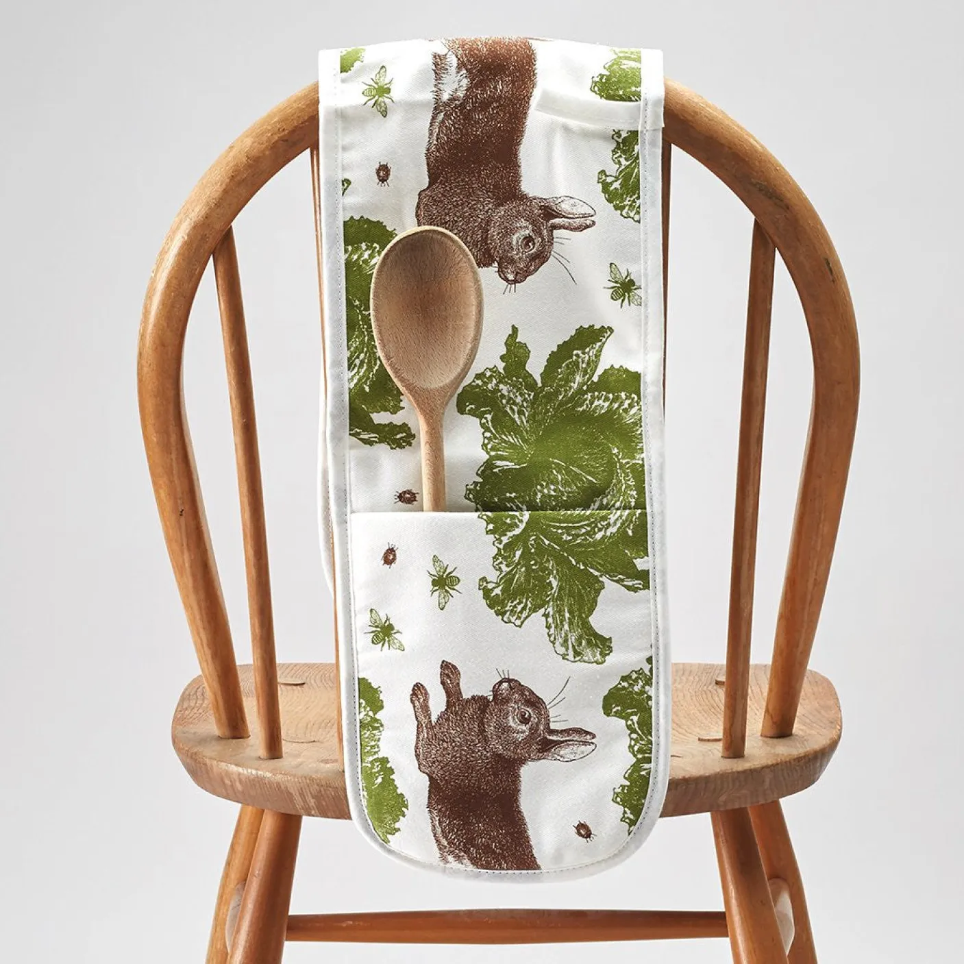 Rabbit & Cabbage Double Oven Glove