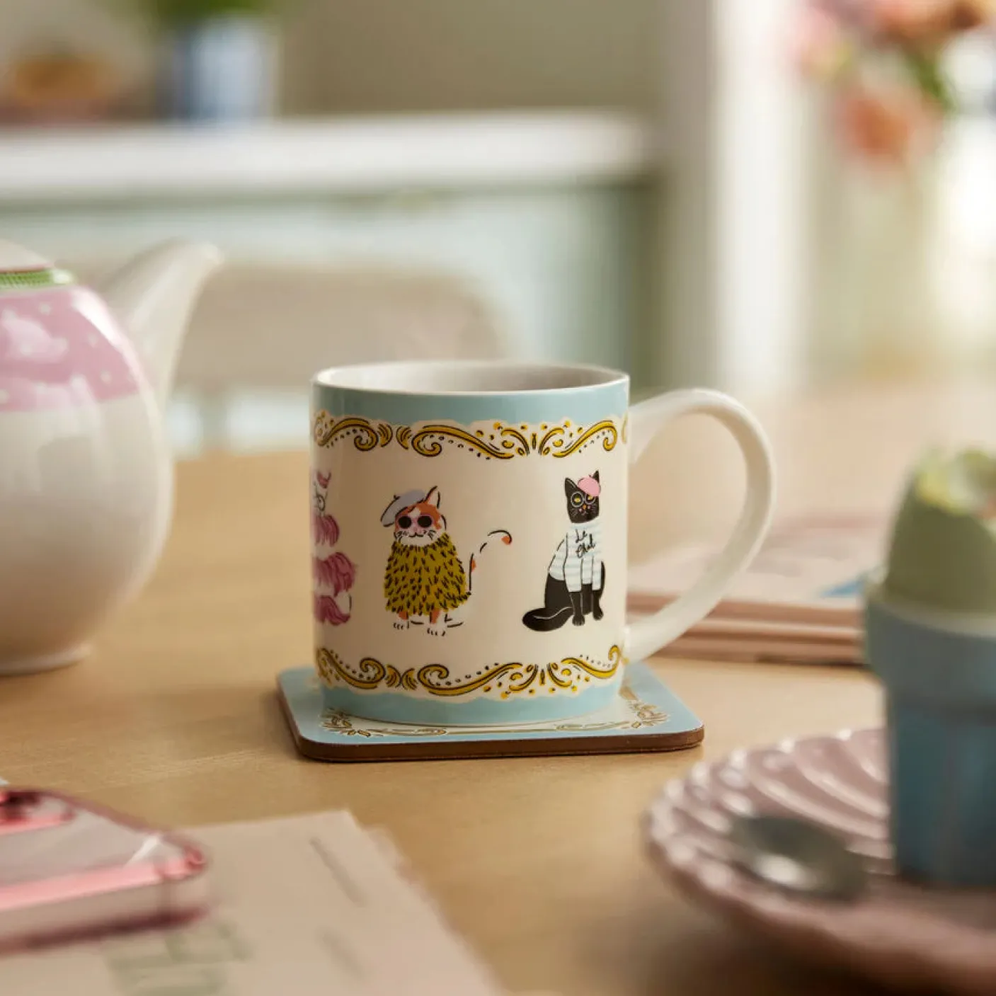 Cool Cats Bone China Mug