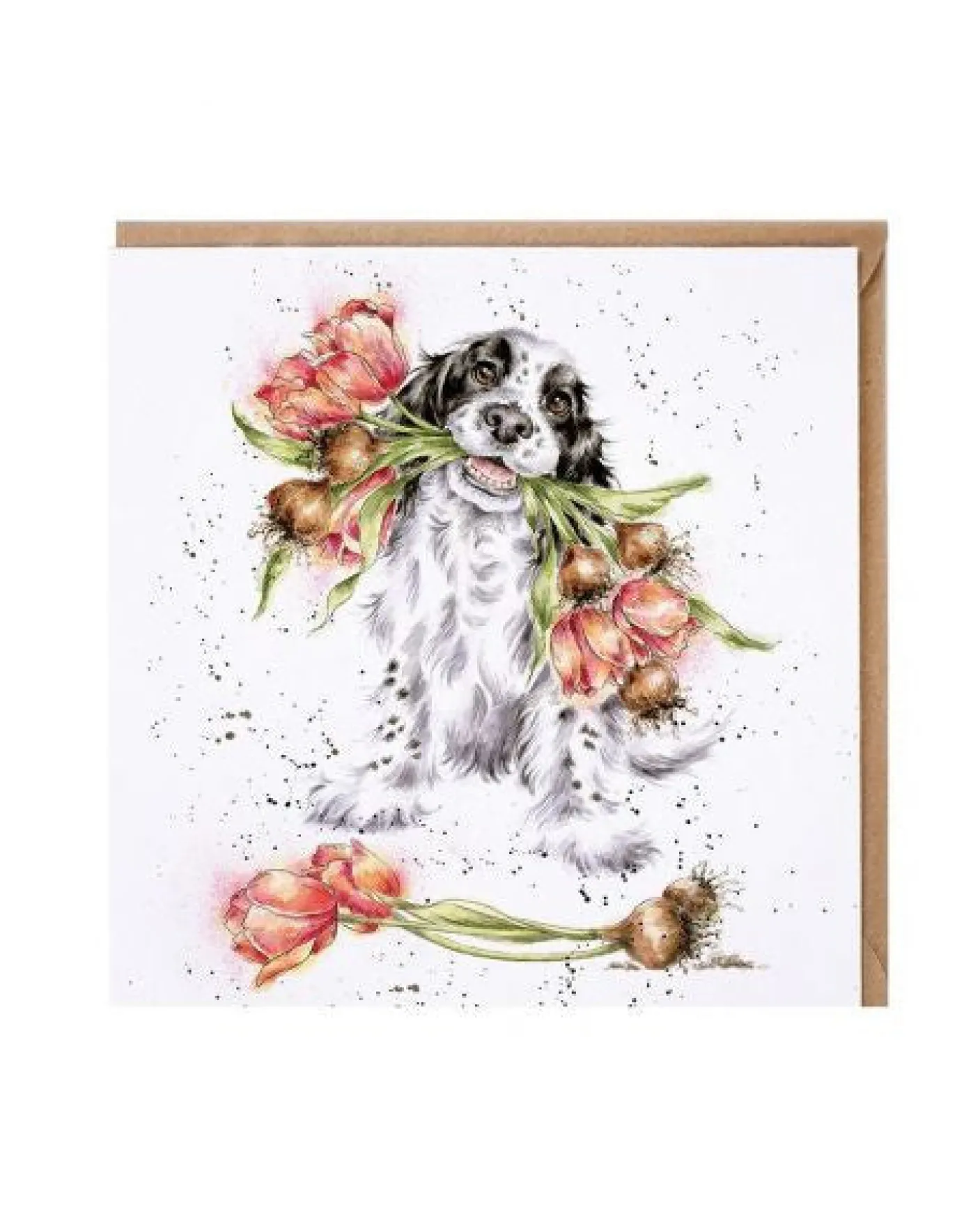 'Blooming with Love' Blank Greetings Card