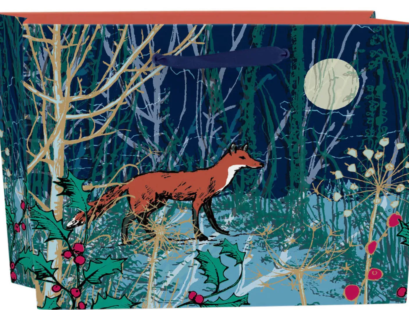 Winter's Tale Fox Large Gift Bag