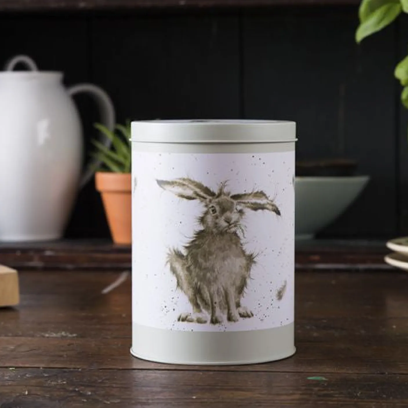 'The Country Set' Round Storage Tin