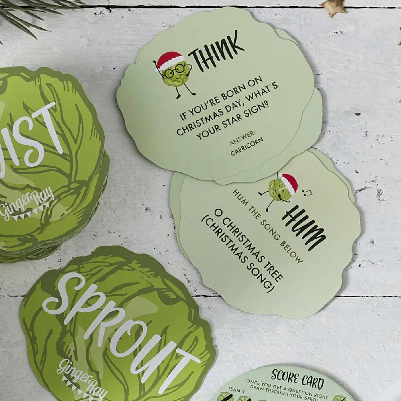 Twist & Sprout Christmas Family Party Game