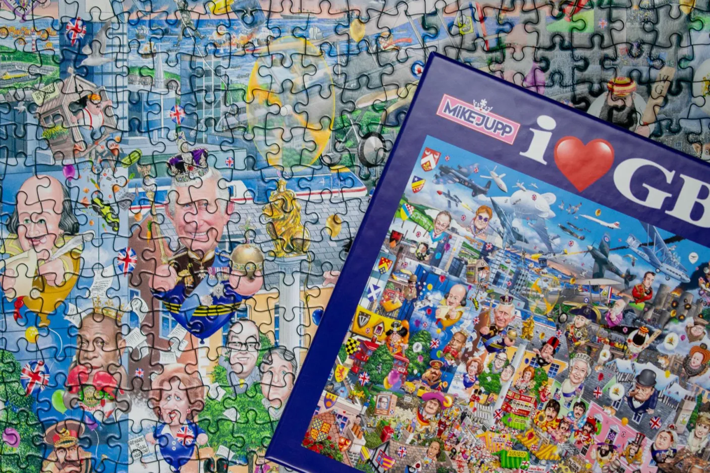 I Love GB Too! by Mike Jupp 1000 piece Jigsaw