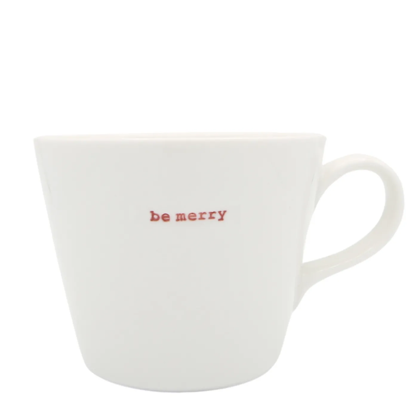 Bucket Mug - be merry