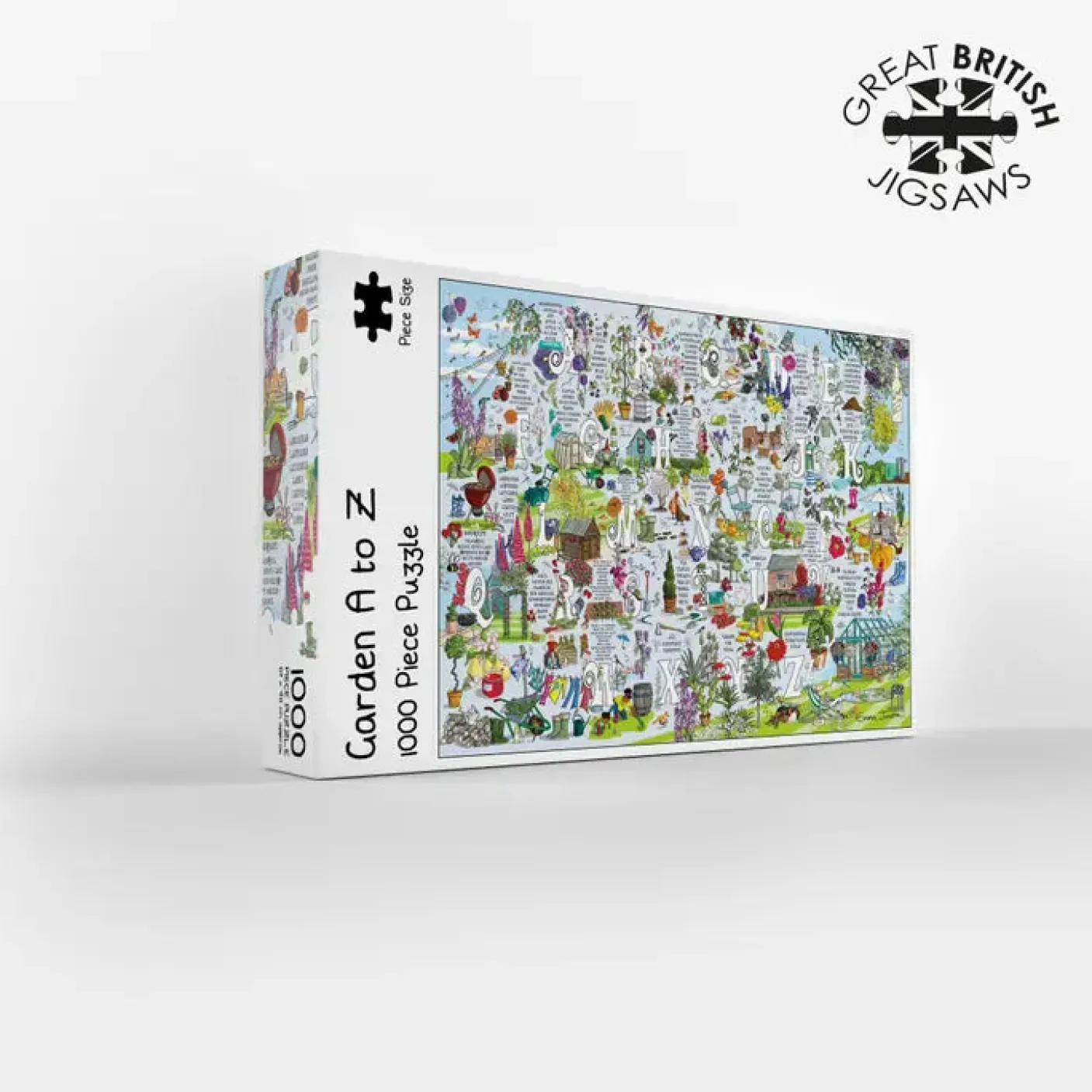 Garden A-Z 1000 Piece Jigsaw Puzzle